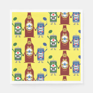 Original Bierliebhaber Geschenke Serviette
