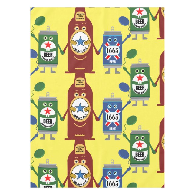 Original Bierliebhaber Geschenke Tischdecke (Vorderseite)