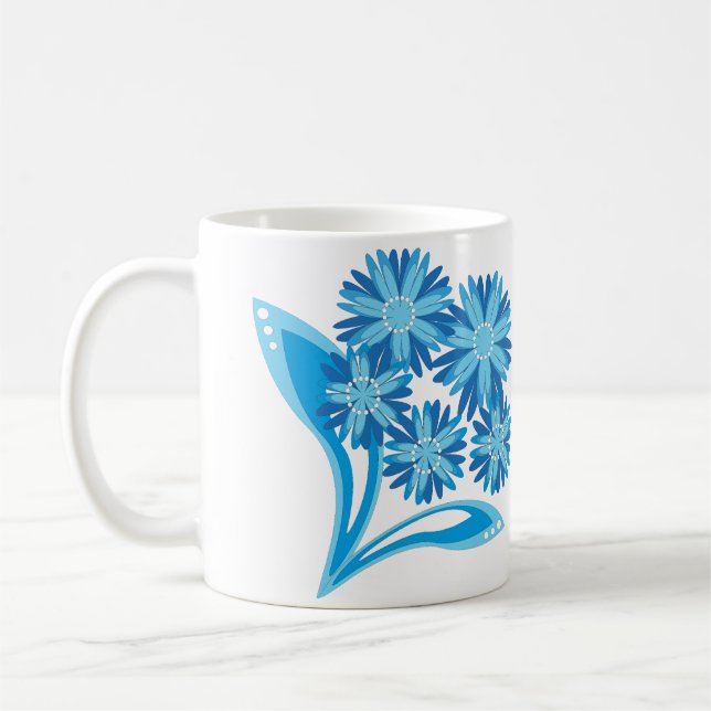 Original blaue Blumen Kaffeetasse (Links)