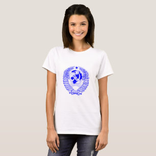 Original blaues Staat Emblem der UdSSR T-Shirt