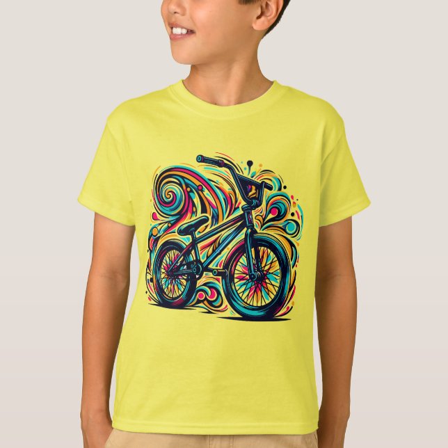 Original Bmx Flatland Old Skool T - Shirt (Vorderseite)