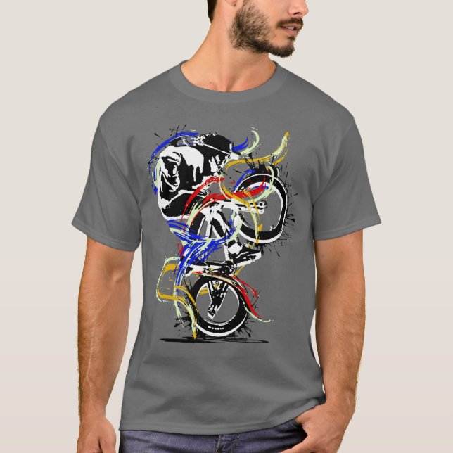 Original Bmx Flatland Old Skool T - Shirt (Vorderseite)