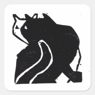 Original Cat Art Stickers Geschenk Cloud