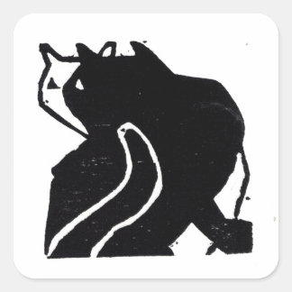 Original Cat Art Stickers Geschenk Cloud