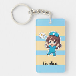 Original Chibi Krankenschwester 3.0 - Urlaubszeit Schlüsselanhänger