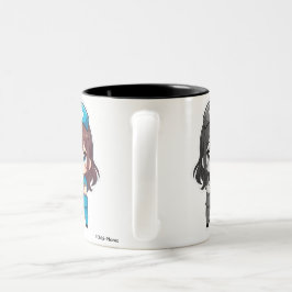 Original Chibi Krankenschwester - Professionelle R Zweifarbige Tasse