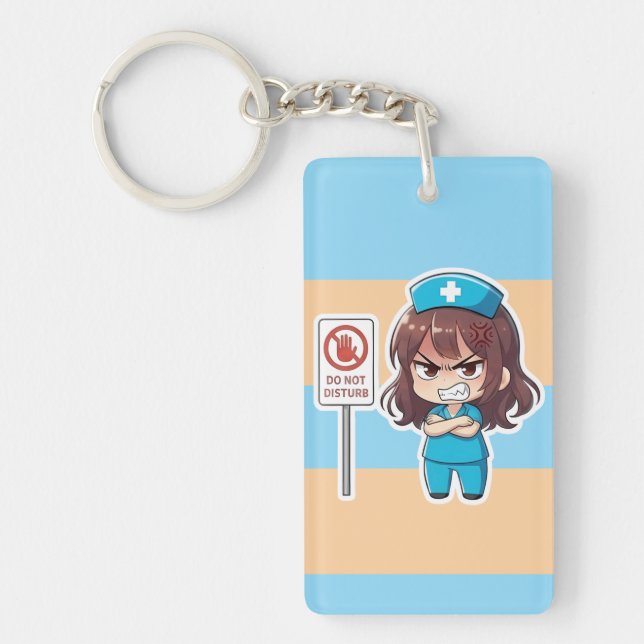 Original Chibi Nurse 2.0 - Focus Mode Schlüsselanhänger (Vorderseite)