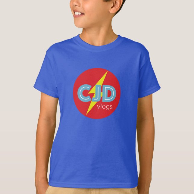 Original CJDvlogz Boy's T - Shirt (Vorderseite)