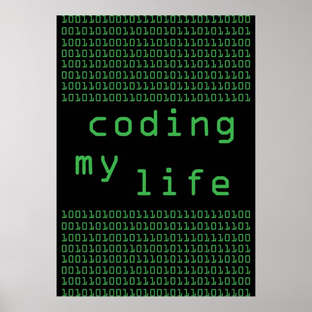 Original Coding My Life Poster (exklusiv) (Vorne)