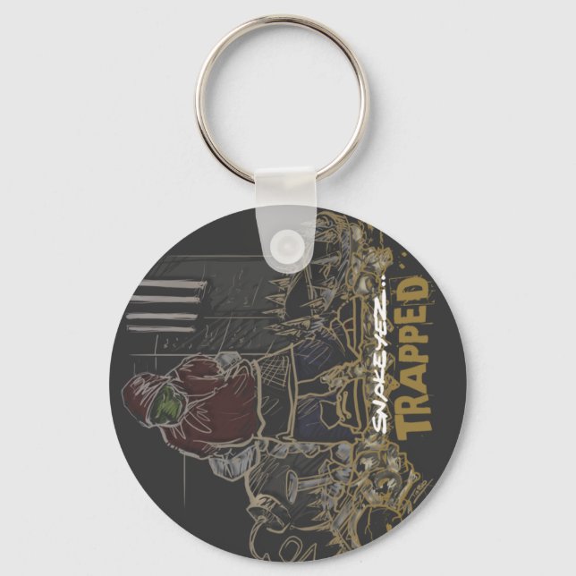 Original Criminalz Snakeyez gefangen Schlüsselanhänger (Vorderseite)