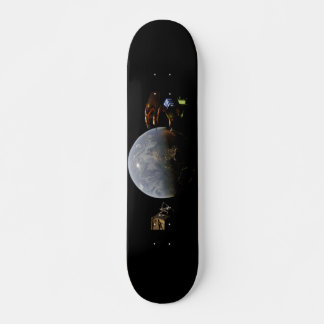 original Custom Print Skateboard # 2 SPACE