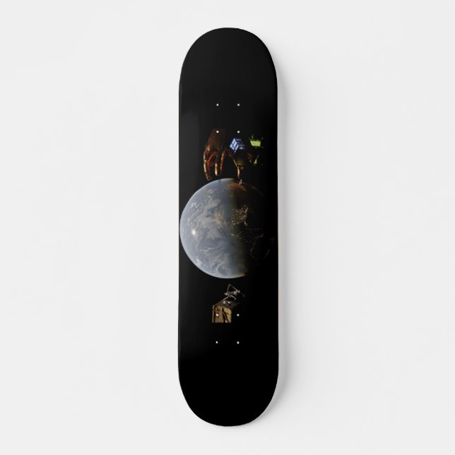 original Custom Print Skateboard # 2 SPACE (Vorne)