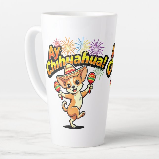Original Design Ay Chihuahua! Milchtasse (Linke Ecke)