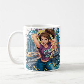 Original Design von Fred Tripp Anime girl " bo Kaffeetasse