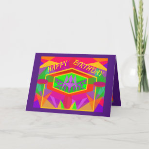 Original Digital Blade Art Geburtstagskarte Karte