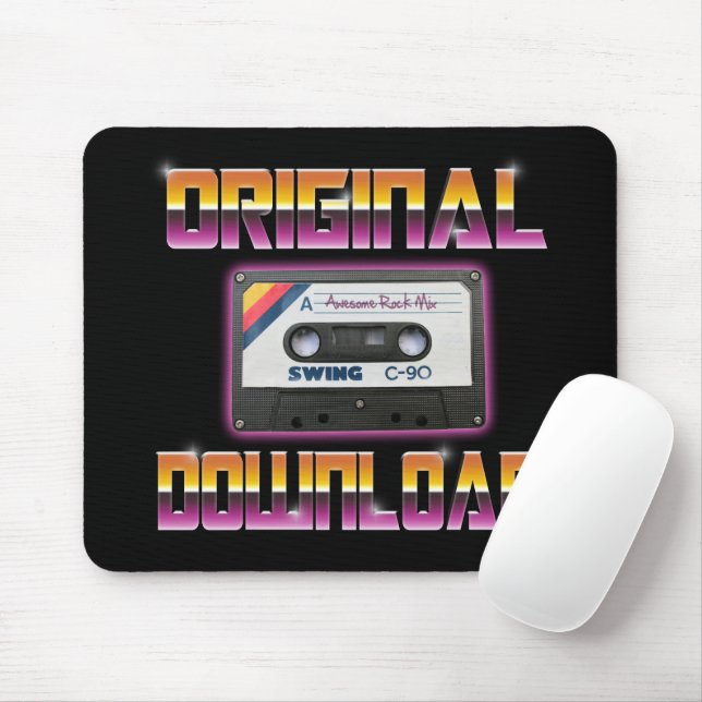 Original-Download-Kassette Mousepad (Mit Mouse)