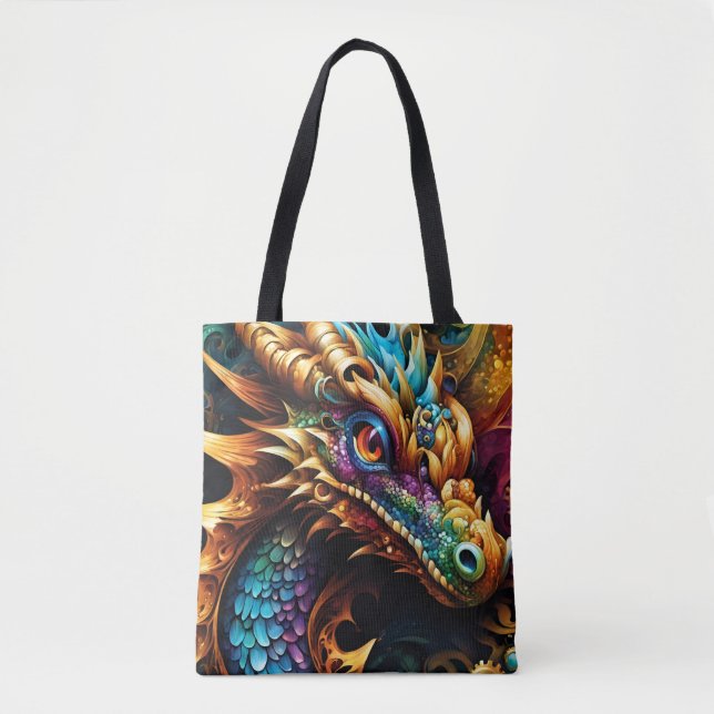 Original Dragon-Kissen im Steampunk-Stil (Vorderseite)