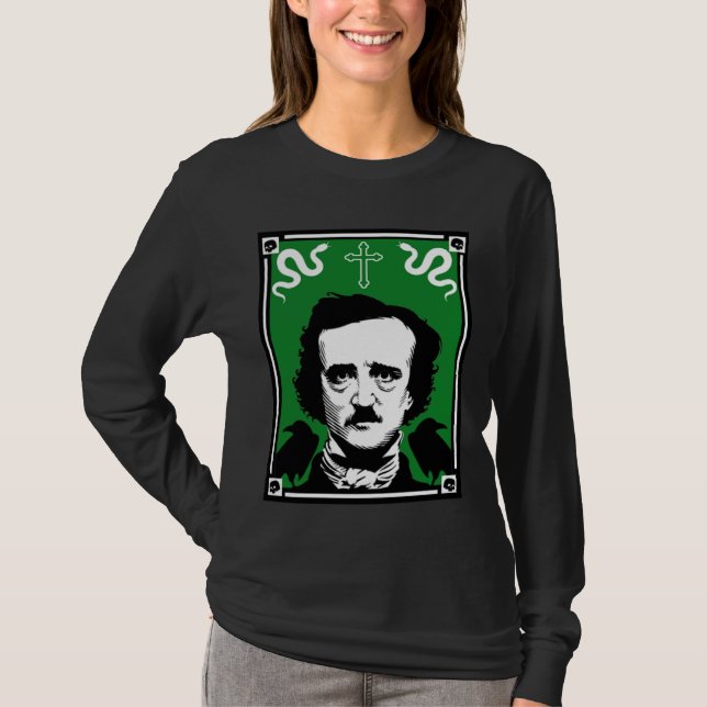 Original Edgar Allan Poe Sweatshirt T-Shirt (Vorderseite)