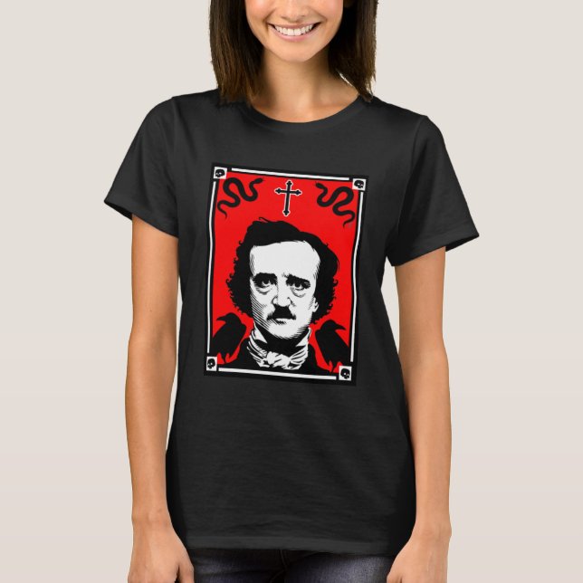 Original Edgar Allan Poe T - Shirt (Vorderseite)