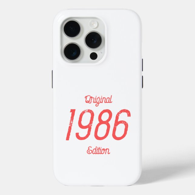 Original Edition 1986 Case-Mate iPhone Hülle (Rückseite)