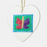 Original Farbenfrohe Schmetterling, junge Künstler