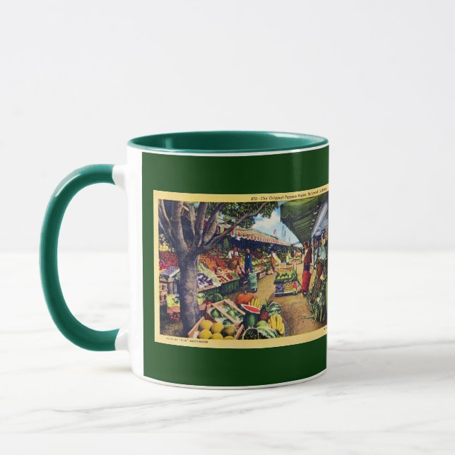 Original Farmer's Market, Hollywood, Kalifornien Tasse (Links)