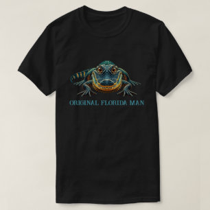 Original Florida Mann mit Alligator T-Shirt