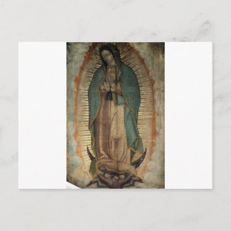 Original Foto unserer Dame von Guadalupe Postkarte