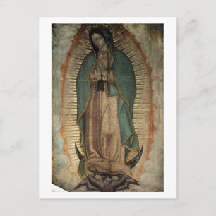Original Foto unserer Dame von Guadalupe Postkarte