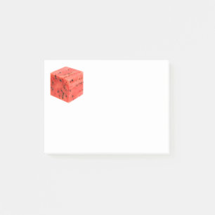 Original Fresh Sweet Red Watermelon Food Cube Post-it Klebezettel