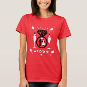 Original Funny Verlobung Glückwunsch T-Shirt