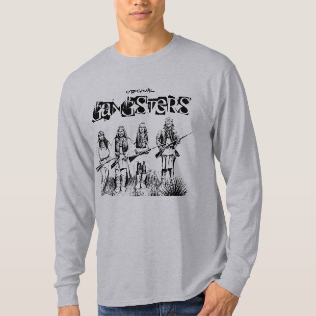 Original Gangsters Geronimo und Warriors Apache T-Shirt (Vorderseite)
