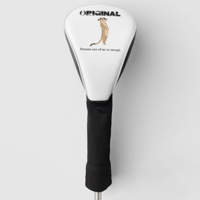 Original genug golf headcover (Vorderseite)