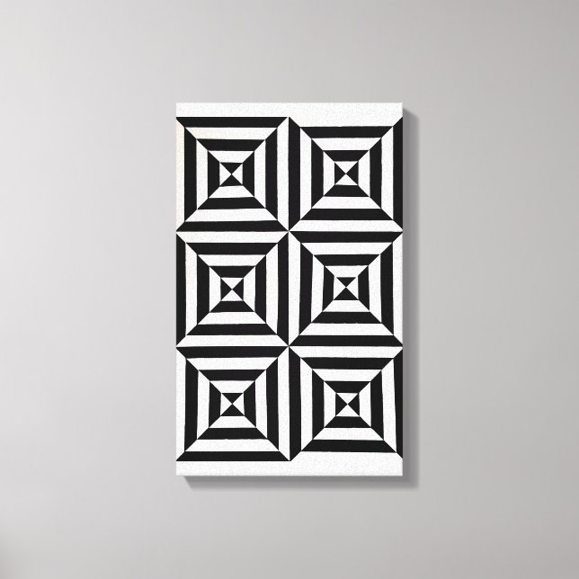 Original Geometric Design von Dominic Joyce Leinwanddruck (Vorderseite)