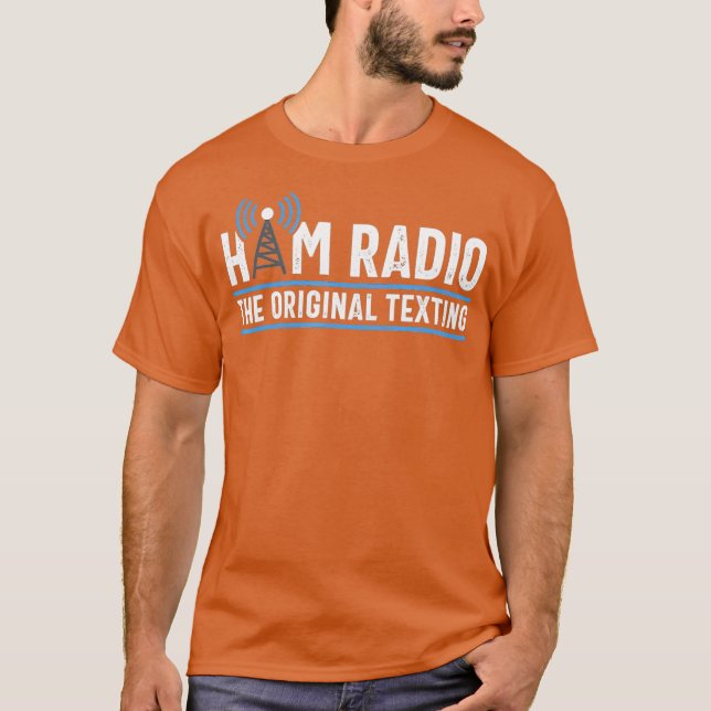 Original Gesimst Ham Radio Operator Amateur-Gesche T-Shirt (Vorderseite)