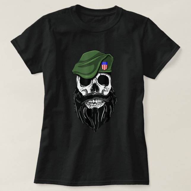 Original Green Beret Proud Army Special Forces T-Shirt (Design vorne)