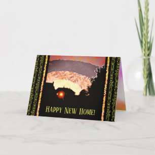 Original Happy New Zuhause Ankündigung