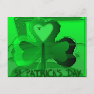 Original Happy St Patrick Horizontal Postkarte