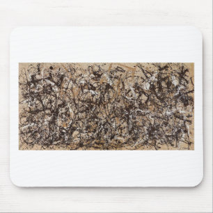 Original Herbst-Pollock-Farbe Mousepad