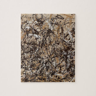 Original Herbst-Pollock-Farbe Puzzle