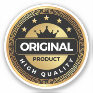 Original Hight Quality l Golden und Schwarz Aufkleber