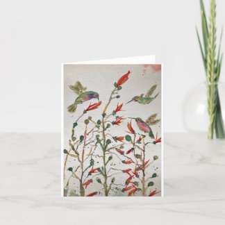 Original Hummingbird Art & Co. Karte