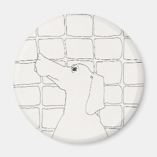 Original Hund Zeichnend chinesischer Hundejahr 201 Magnet