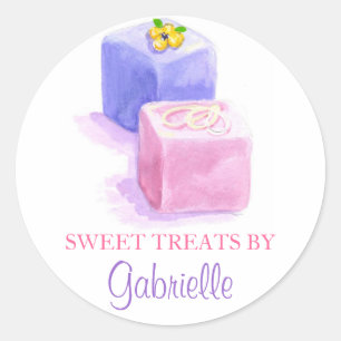 Original Illustration Petit Fours Aufkleber