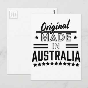 Original in Australien hergestellt Postkarte