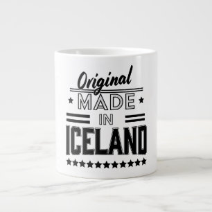 Original in Island hergestellt Jumbo-Tasse