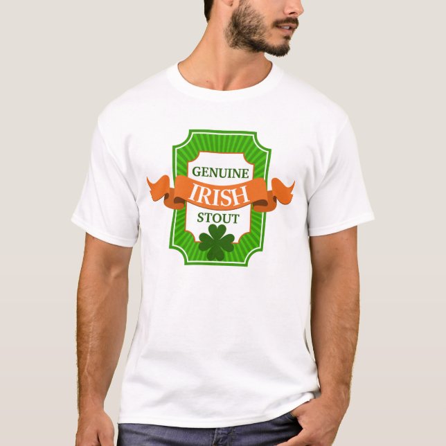 Original irisches Etikett und Band T-Shirt (Vorderseite)