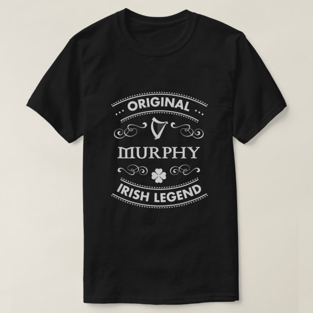 Original Irish Legend Murphy Irish Familienname T-Shirt (Design vorne)