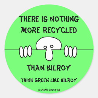 Original Kilroy Green Sticker