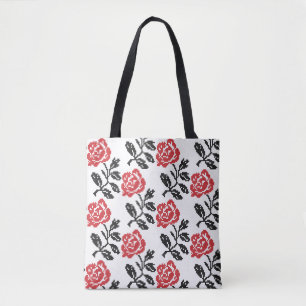 Original Kreuzstich-Blume ROTE ROSE
